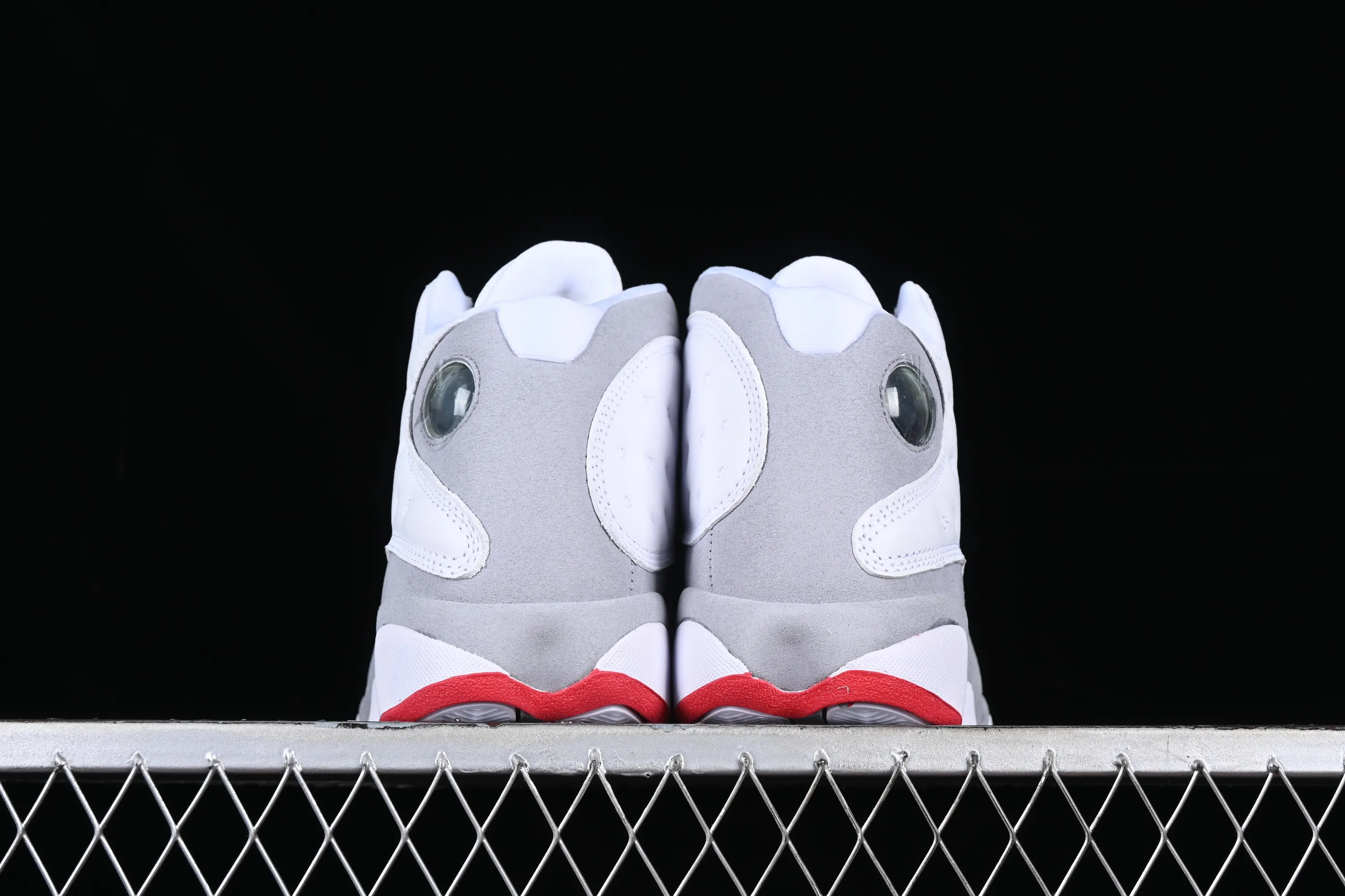 All categories Air Jordan Jordan series basketball shoes Air Jordan 13 pure original Air Jordan 13 Retro "Wolf Grey" AJ13 Joe 13 wolf gray first layer real carbon real cat eye 414571-160
